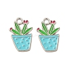 Alloy Enamel Pendants ENAM-G211-01P-3