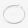 316 Surgical Stainless Steel Hoop Earrings Findings STAS-I097-050A-3