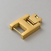 Rectangle Stainless Steel Watch Band Clasps STAS-WH0048-08C-G-2