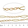 304 Stainless Steel Enamel Link Chains CHS-U003-01G-04-2