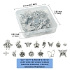 15 Styles Tibetan Style Alloy Pendants TIBE-FS0002-73-4