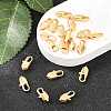 SHEGRACE Brass Lobster Claw Clasps XGR0006G-07G-4