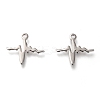 Non-Tarnish 304 Stainless Steel Pendants LS-STAS-P266-09P-1