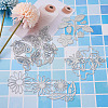 Flower & Leaf & Butterfly Frame Carbon Steel Cutting Dies Stencils DIY-TA0002-88-7