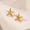 Starfish Alloy Pendant Necklace & Stud Earring & Ring Sets for Women FS-WG0D5F4-03-4
