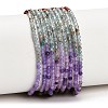 Gradient Color Natural Apatite & Carnelian & Dyed White Jade Beads Strands GG-CBA1668-A07-2mm-2