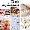 30Pcs 5 Colors Ion Plating(IP) 316 Surgical Stainless Steel Hoop Earrings Findings STAS-UN0030-95-7