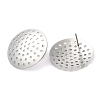 304 Stainless Steel Stud Earring Findings STAS-R123-18A-P-2