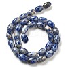 Natural Blue Spot Jasper Beads Strands G-B106-B29-01-3