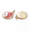 Brass Micro Pave Clear Cubic Zirconia Pendants LS-KK-C100-16G-02-2