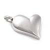 Non-Tarnish 304 Stainless Steel Urn/Perfume Pendants STAS-D179-15P-1