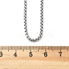 Non-Tarnish 304 Stainless Steel Rolo Chain Necklaces NJEW-L047-02B-P-2