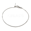 Non-Tarnish 304 Stainless Steel Add a Bead Adjustable Box Chains Bracelets for Women BJEW-M307-01A-P-1