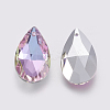 K9 Glass Rhinestone Pendants GLAA-K034-K01-2