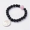 Alloy Charm Bracelets BJEW-JB02674-2