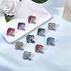 Cubic Zirconia Mushroom Brooch JBR102G-8
