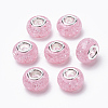 Crackle Resin European Beads RPDL-S012-B08-2