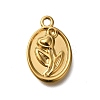 Ion Plating(IP) 304 Stainless Steel Pendant Rhinestone Settings STAS-H225-04G-1
