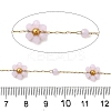 Handmade 304 Stainless Steel Beaded Chains CHS-L031-08G-04-3