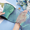 6 Yards Laser Polyester Pleated Lace Trim OCOR-BC0006-11E-3