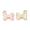 Bone Alloy Enamel Pendants ENAM-B045-02LG-03-2