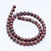 Natural Sesame Jasper/Kiwi Jasper Beads Strands G-F518-23-8mm-2