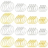 32Pcs 8 Styles Iron Huggie Hoop Earring Findings IFIN-FS0001-49A-1