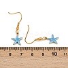 Ocean Series 304 Stainless Steel Enamel Dangle Earrings EJEW-K017-01C-G-5