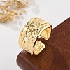 Brass Cuff Rings for Women RJEW-B119-06G-3