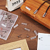 40 Sets Zinc Alloy with Resin Cord Ends FIND-CA0010-66P-5