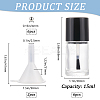 Transparent Glass Nail Polish Empty Bottle AJEW-GF0009-76B-02-2