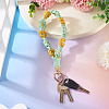 Cotton Braided Flower Pendant Decorations AJEW-TAC0030-032G-05-5