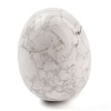 Natural Howlite Palm Stones G-I367-04B-1