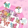 40Pcs 2 Styles Printed Translucent Acrylic  Pendants MACR-FS0002-04-2