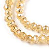 Electroplate Glass Beads Strands EGLA-A034-T8mm-A01-3