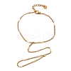 304 Stainless Steel Enamel Link Ring Bracelets for Women BJEW-Z140-02G-4