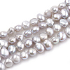 Natural Cultured Freshwater Pearl Beads Strands PEAR-N014-05I-1