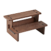 2-Tier Wooden Jewelry Organizer Display Risers ODIS-WH0058-19A-1