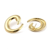 Left and Right Ion Plating(IP) 304 Stainless Steel Stud Earrings for Women EJEW-B050-03G-2