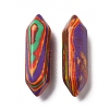 Synthetic Colorful Malachite No Hole G-K330-09-2