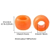 300Pcs 3 Colors Resin European Large Hole Beads RESI-YW0001-35-4