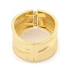 Non-Tarnish Vintage Hammered Alloy Wide Hinged Bangles for Women BJEW-L629-08G-2