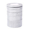 6 Styles 6 Rolls Polyester Ribbons SRIB-TA0001-27-2