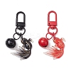 Acrylic Goldfish Pendant Decorations HJEW-JM03001-2