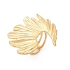 304 Stainless Steel Irregular Cuff Rings RJEW-D306-09G-2