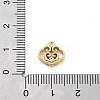 Brass Micro Pave Cubic Zirconia Pendants KK-H511-01G-02-3