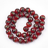 Handmade Gold Sand Lampwork Beads LAMP-T006-02H-2