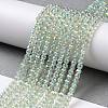 Electroplate Transparent Glass Beads Strands LS-GLAA-H021-01B-FR07-3