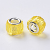 Transparent Resin European Beads RPDL-Q023-A-C02-2
