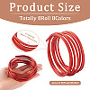 8 Roll 8 Colors Round Aluminum Wire AW-FW0001-03-3
